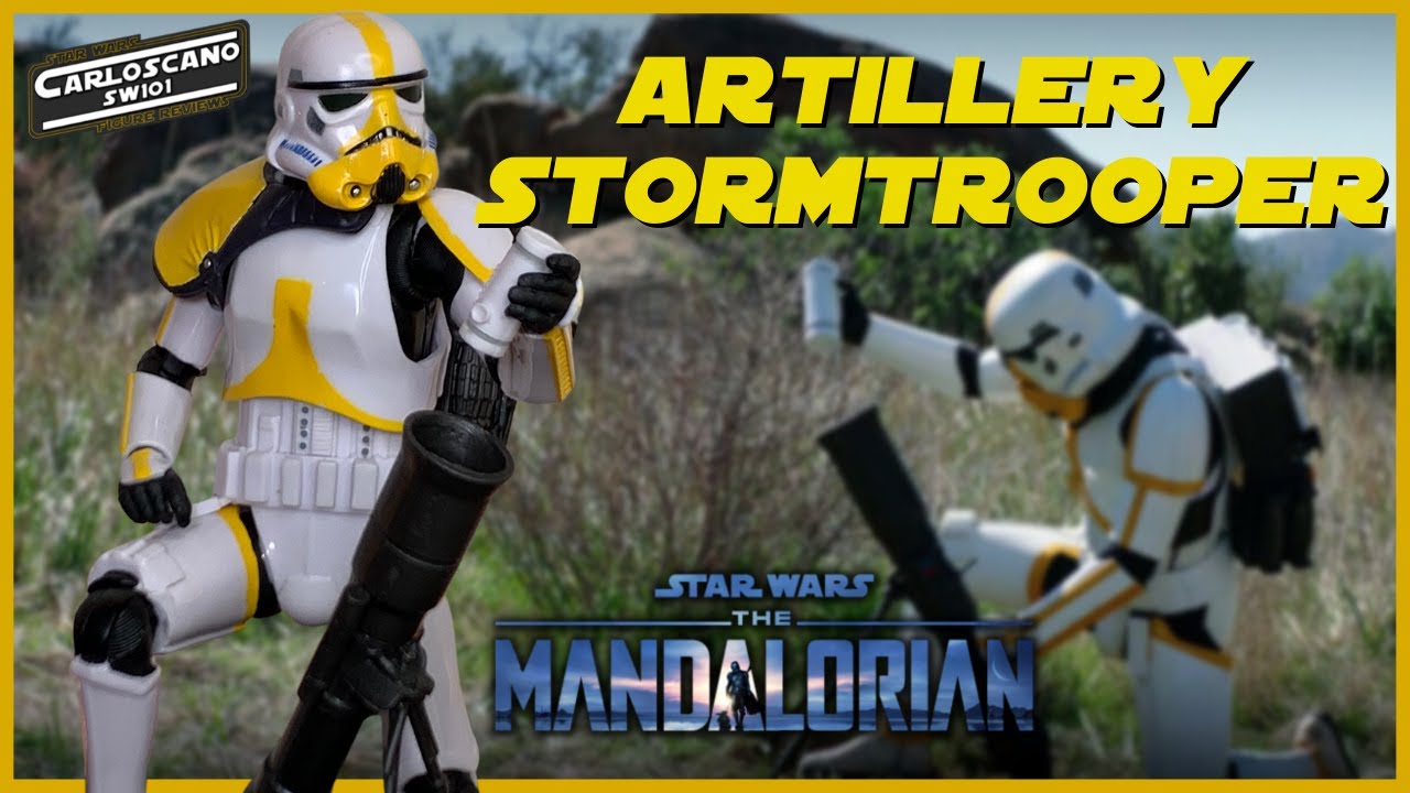 💣ARTILLERY STORMTROOPER 💣 THE MANDALORIAN (The Black Series) Justo como lo vimos en LA TRAGEDIA!