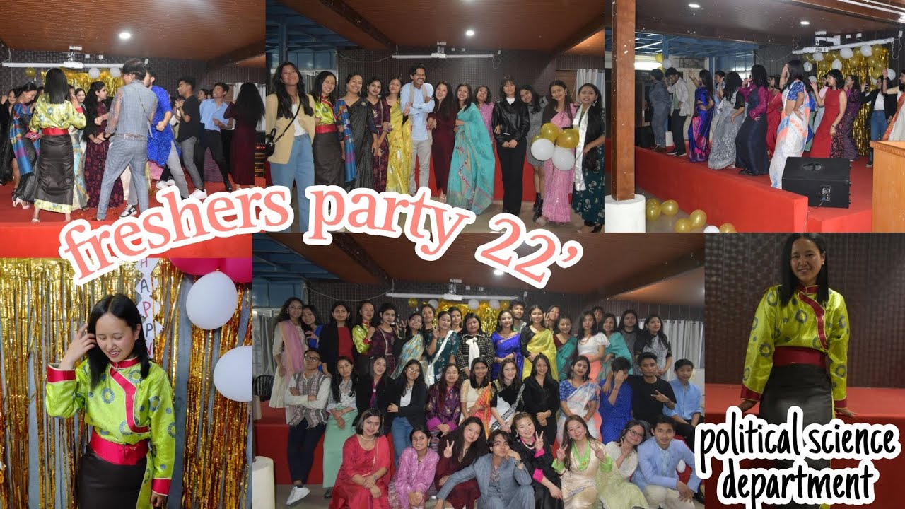 Freshers party 2022 batch🥰🥰// Sikkim university// political science department
