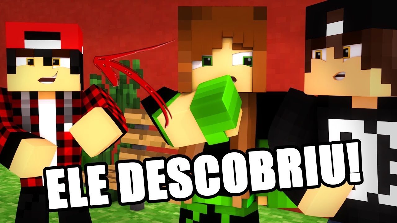Minecraft: APAIXONADOS #11 - A ESCOLA INTEIRA DESCOBRIU O NOSSO SEGREDO!