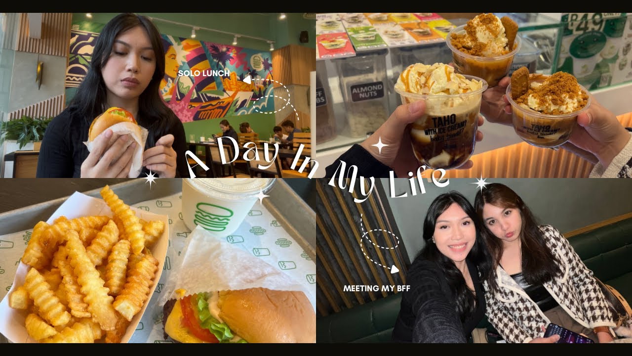 a day in my life ☕️: (solo date, meeting my bff, coffee, & etc) At BGC | Julien Elisse