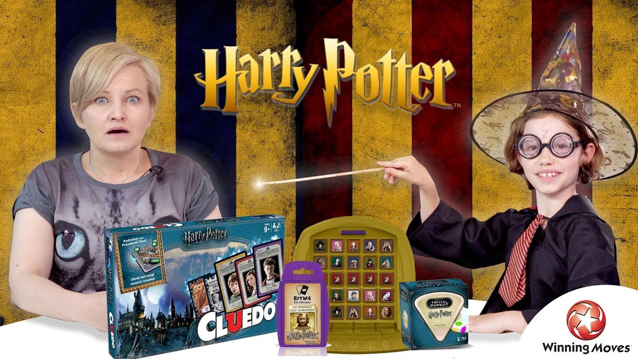 Gry Harry Potter, Cluedo, Top Trumps, Top Trumps Match, Trivial Pursuit, Winning Moves.