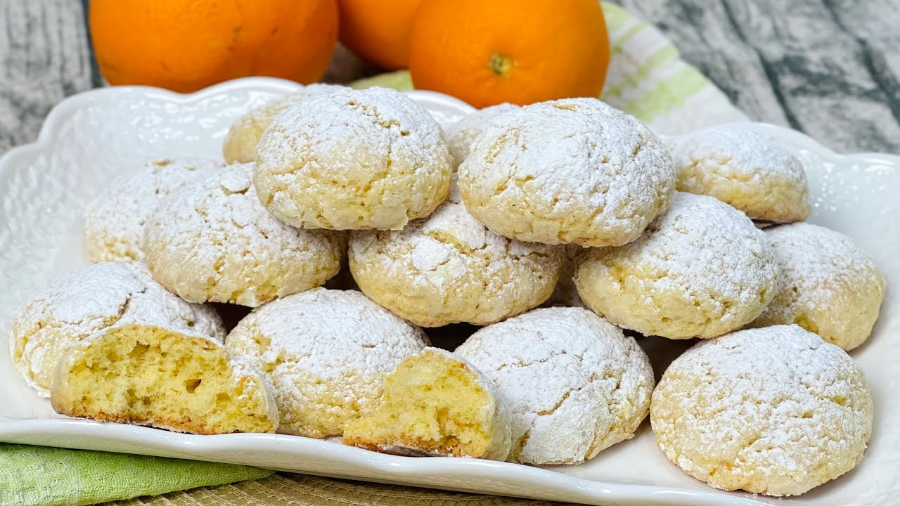 Biscotti Morbidi all’Arancia