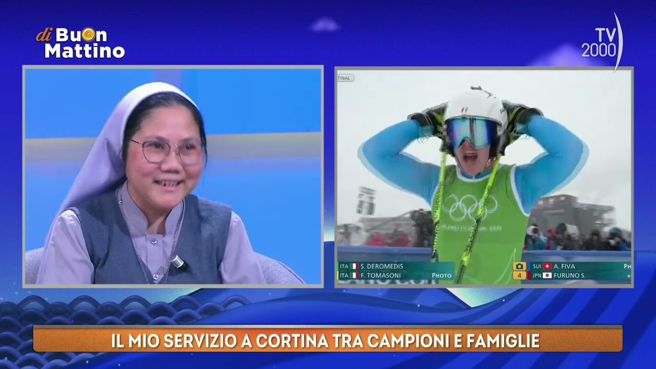 Di Buon Mattino (TV2000) - Suor Assunta Vu racconta la sua amicizia con la campionessa Sofia Goggia
