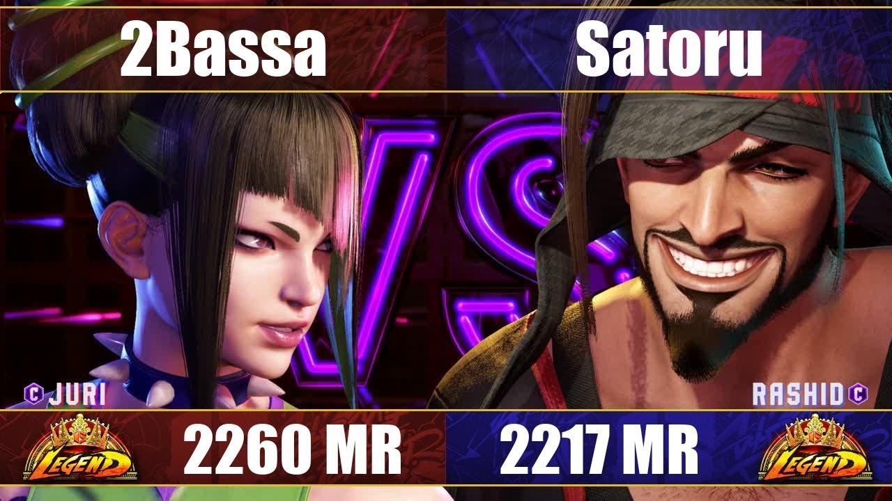 【スト6】ばっさー vs さとる (ジュリ vs ラシード) SF6 2Bassa vs Satoru (Juri vs Rashid)