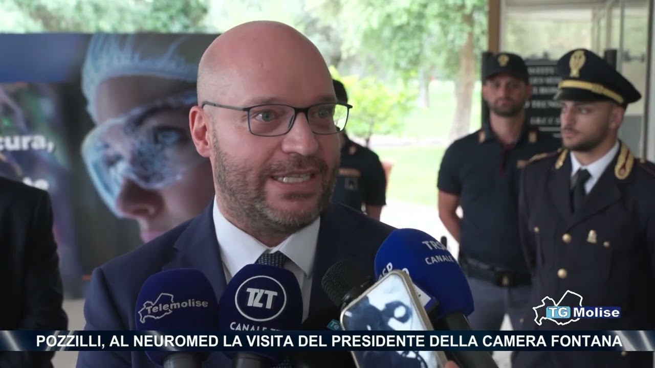 Pozzilli, al Neuromed la visita del presidente della camera Fontana