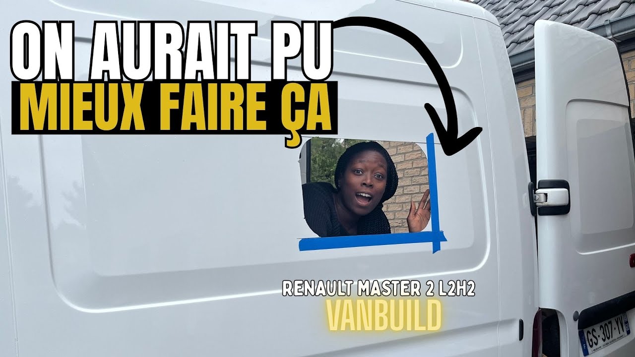 ON POSE 2 FENÊTRES SUR LE FOURGON | Renault Master 2 L2H2