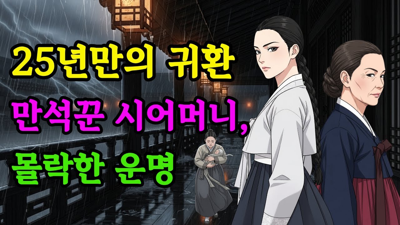 25년 뒤! 시어머니의 숨겨진 죗값이 드러났다! | 야담  | 민담 | 전설 | 옛이야기 | 고전 |