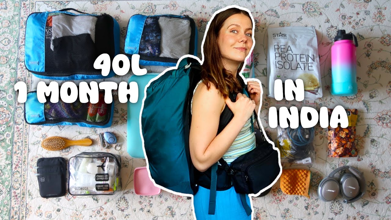 Pack with me for yoga teacher training in India