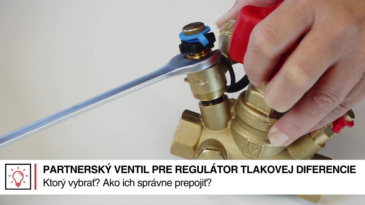 Ako vybrať a správne pripojiť partnerský ventil pre REGULÁTOR DIFERENČNÉHO TLAKU