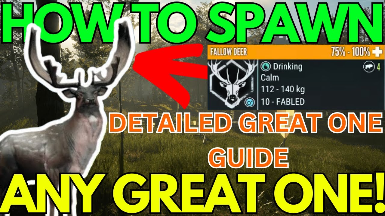 HOW TO SPAWN A GREAT ONE (EASY!!) - theHunter: Call of the Wild