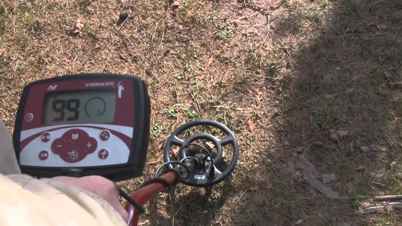 Uk&aacute;zka detektoru kovů Minelab X Terra 305