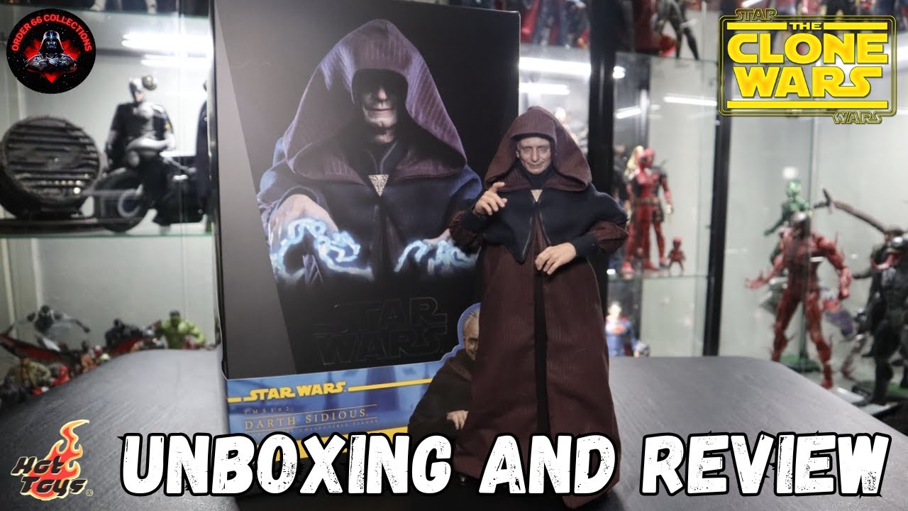 Hot Toys Darth Sidious from The Clone Wars Unboxing and Review