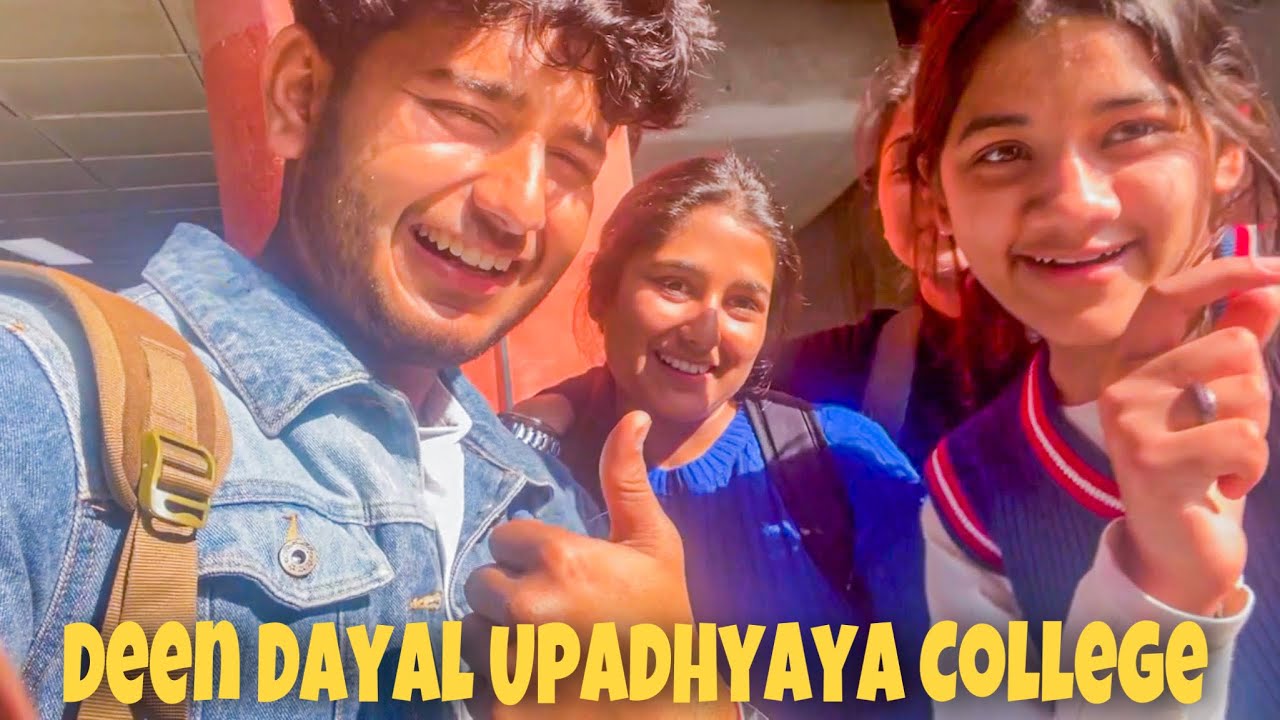 Deen Dayal Upadhyaya College meh ghus gya😂||off campus||Delhi University|| AM032