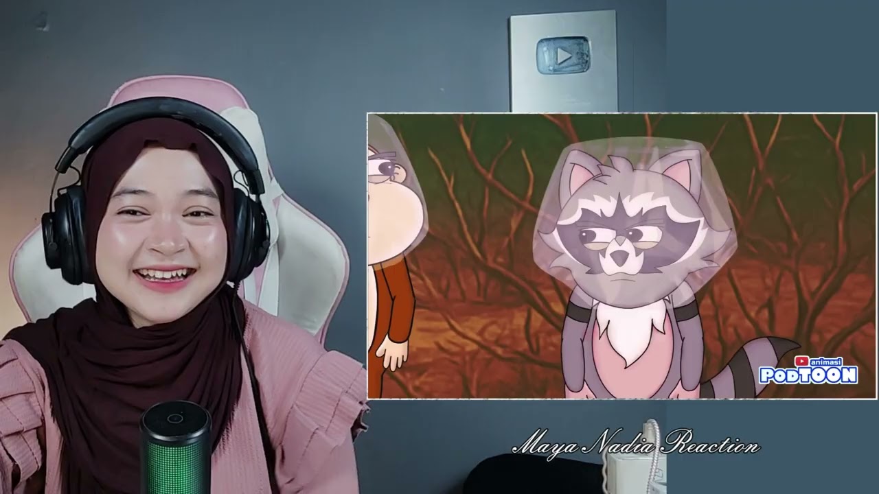 ZOMBIE Part 5, 6 dan 7 - Maya Nadia Reaction Animasi Podtoon