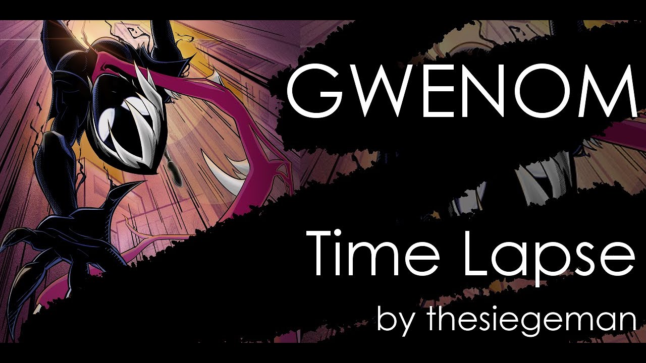 Gwenom Fan Art Time Lapse