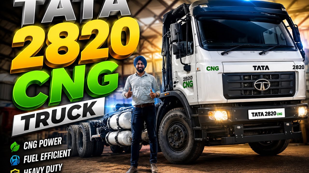 Tata 2820 CNG Truck Review | Mileage, Power & Performance | Walkaround 🚛🔥 #Tata2820CNG @tatamotors 