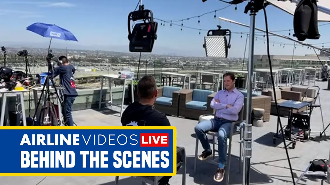 Behind the Scenes of Airline Videos Live at LAX