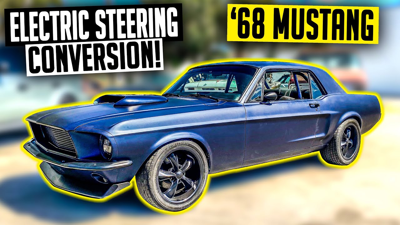 Установка электроусилителя руля и замена электронного впрыска топлива! — Ford 351 Mustang 1968 года