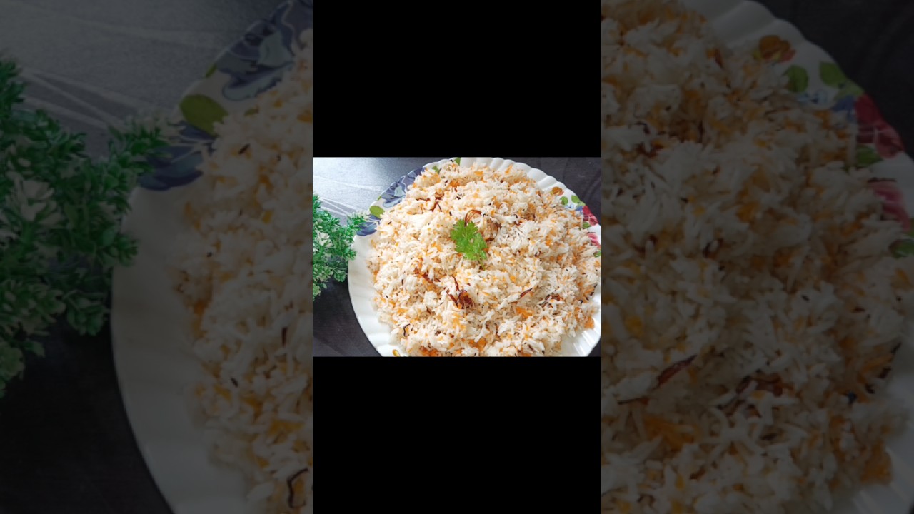 Plain Pulao Recipe | Pulao Recipe | Simple Plain Pulao Recipe #shorts #viral #youtubeshorts