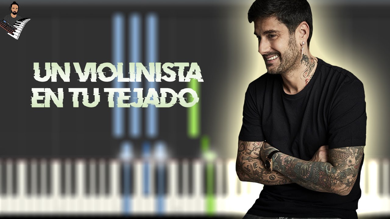 Melendi - Un Violinista En Tu Tejado | Instrumental Piano Tutorial / Partitura / Karaoke / MIDI