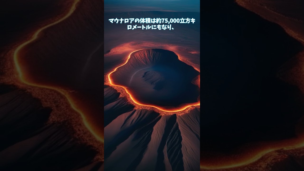 【自然の雑学】地球最大の火山マウナロア #雑学