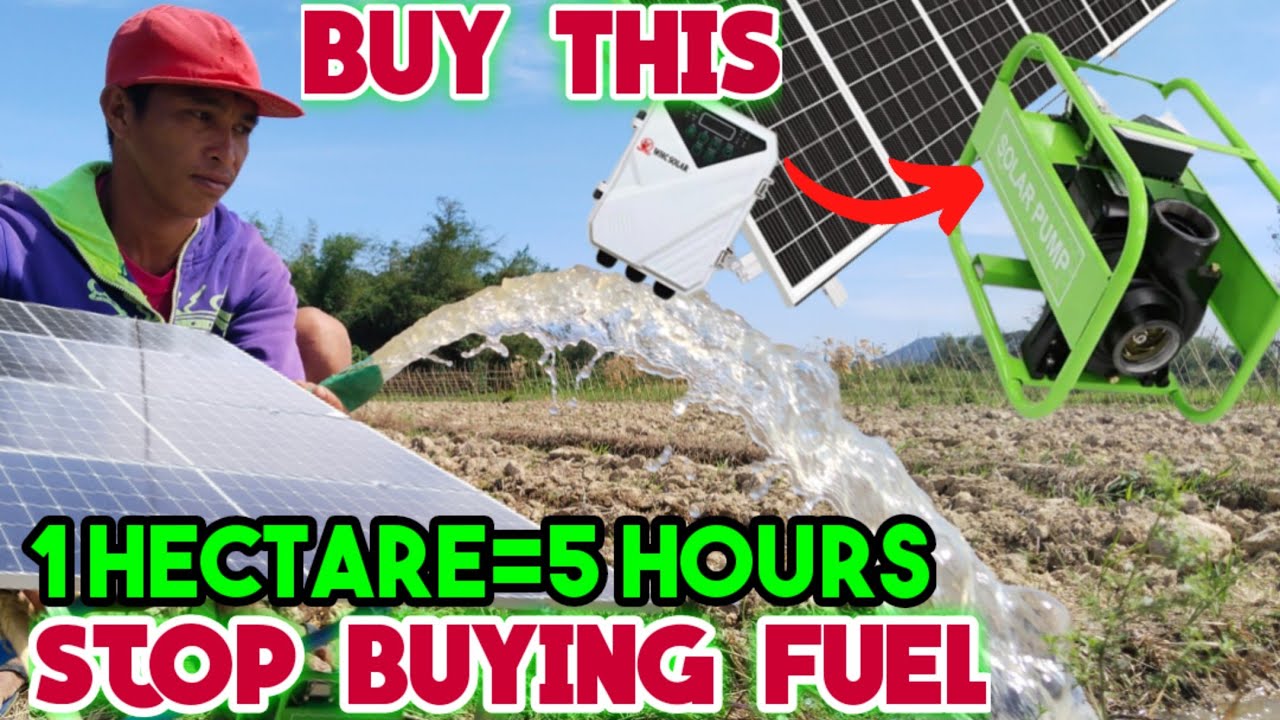 USE SOLAR PUMP 1 HECTARE FOR 5 HOURS SA PAGPATUBIG NG GULAYAN AT PALAYAN| SULIT NA UNLIMITED PA