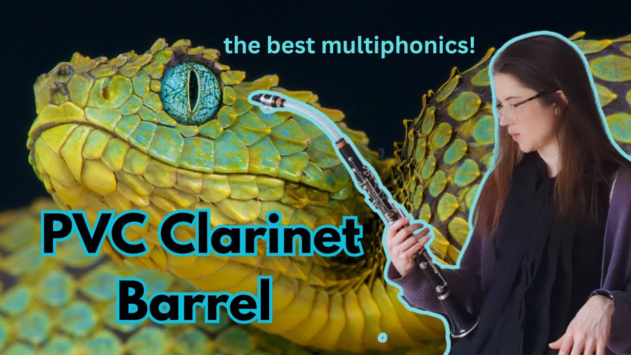 Try this PVC tubing instead of a clarinet barrel: best multiphonics, unique scales!
