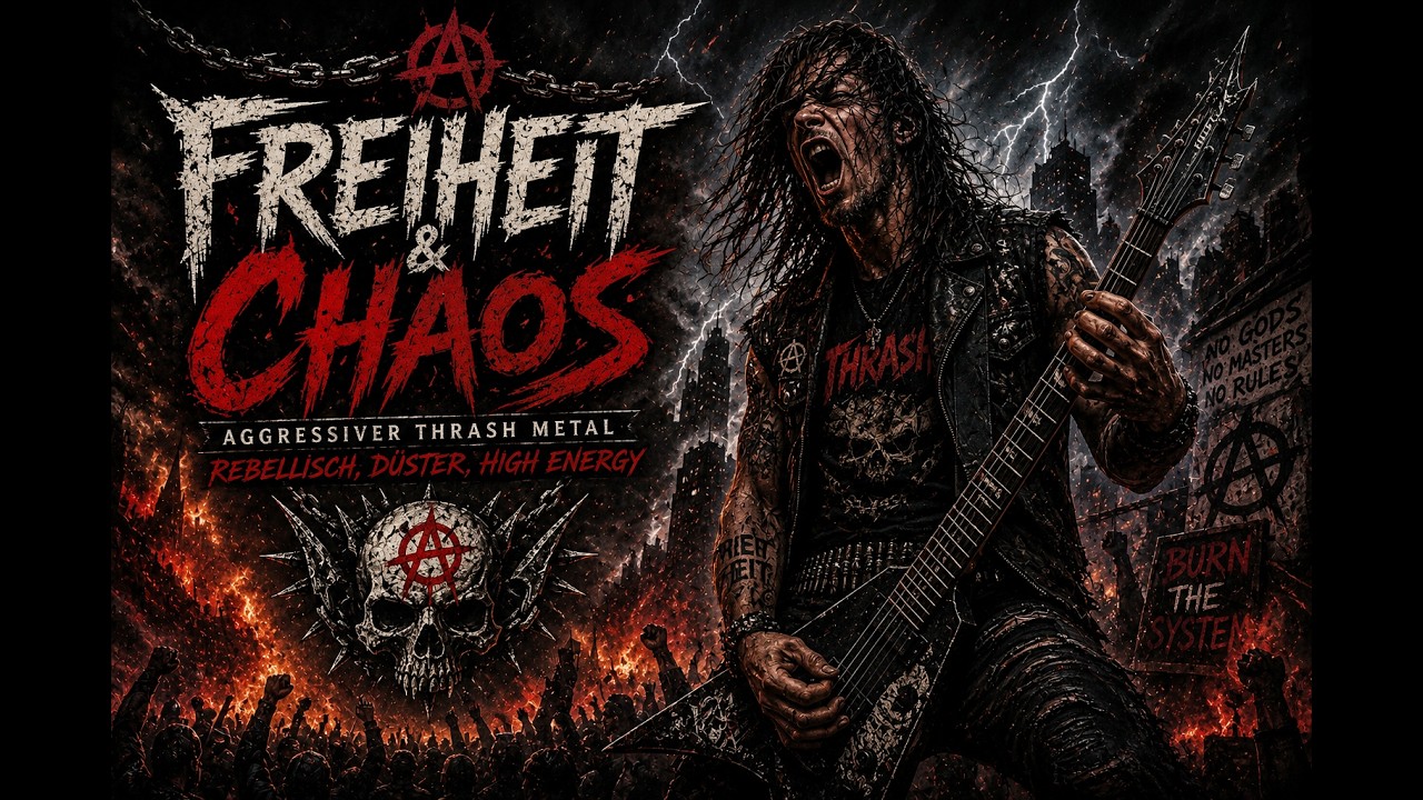 Freiheit & Chaos“ | Aggressiver Thrash Metal | Rebellisch, Düster, High Energy