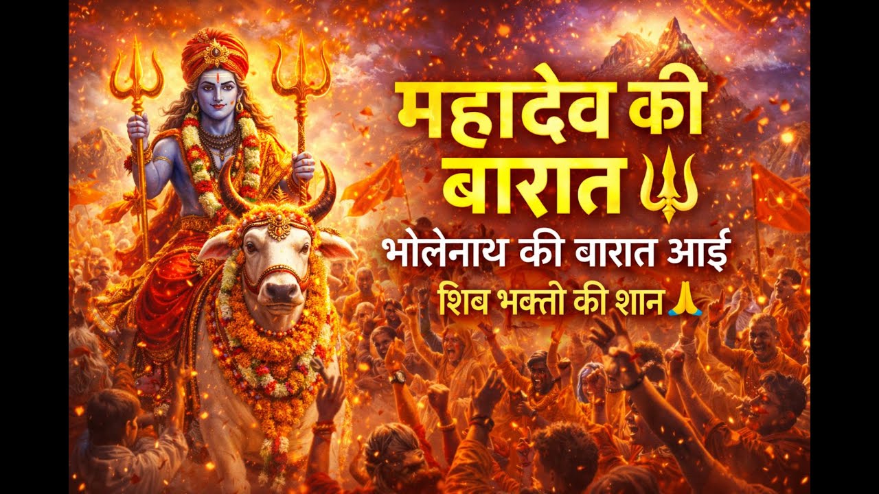 महाशिवरात्रि Special | महादेव की बारात 🔱 | Bholenath Ki Barat Aayi | Shiv Bhakti Song | 🔥बोल बम! 🔥