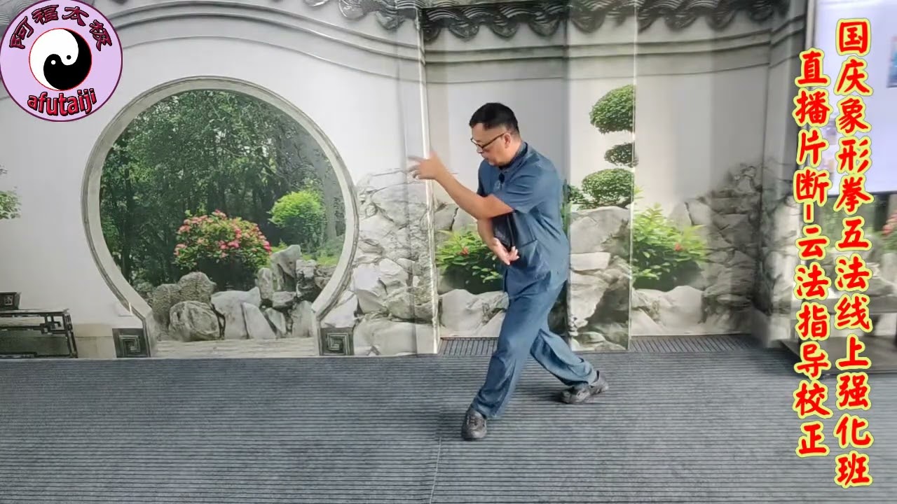 阿福老师国庆象形拳五法线上强化班云法指导校正片断
