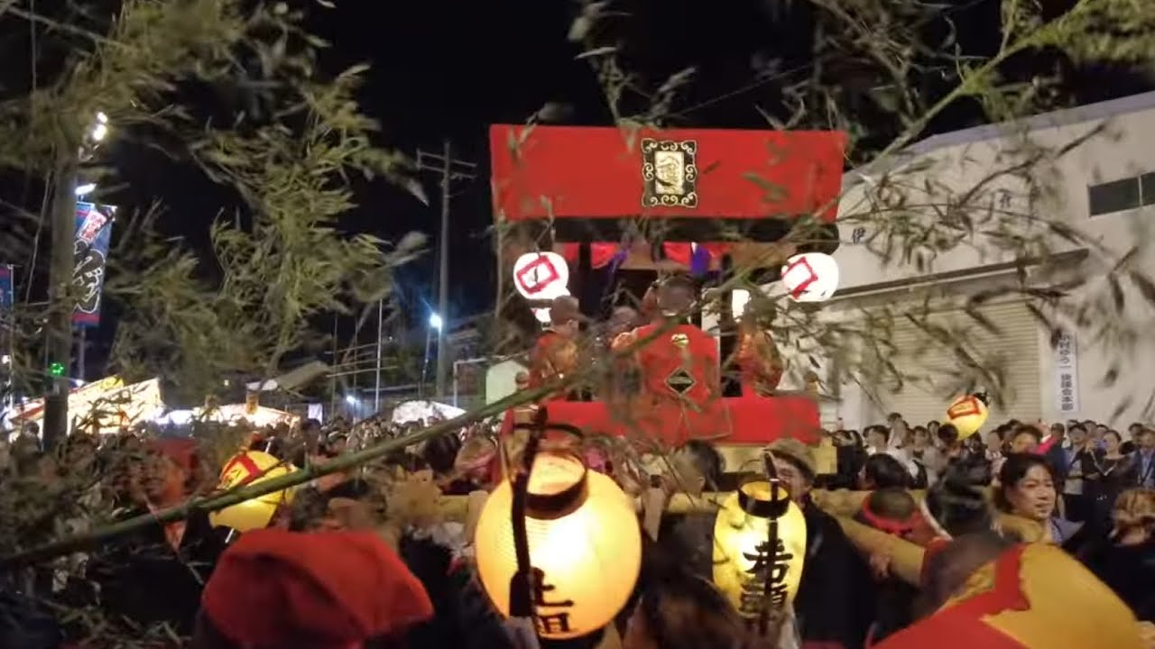 令和７年度 御坊祭 本祭 上組 椿 境内退出 2025.10.5