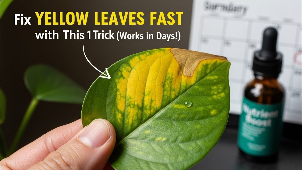 Fix YELLOW LEAVES FAST with This 1 Trick (Works in Days!)