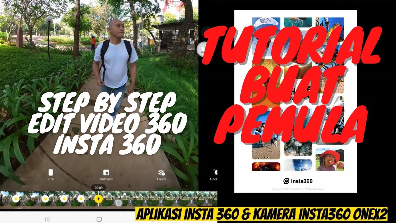Tutorial Edit Video 360 Buat Pemula - Aplikasi Insta 360