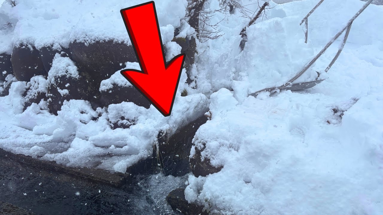 20 Minutes of Satisfying Snow Removal into Fast Flowing Gutter ASMR