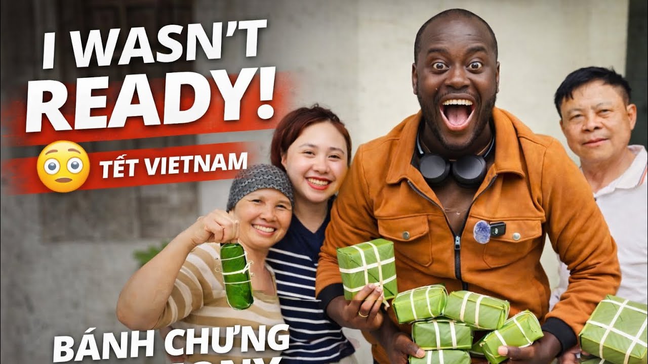 Người Việt Mời Tôi Gói Bánh Chưng Ngày TẾT… This Changed Me 🇻🇳