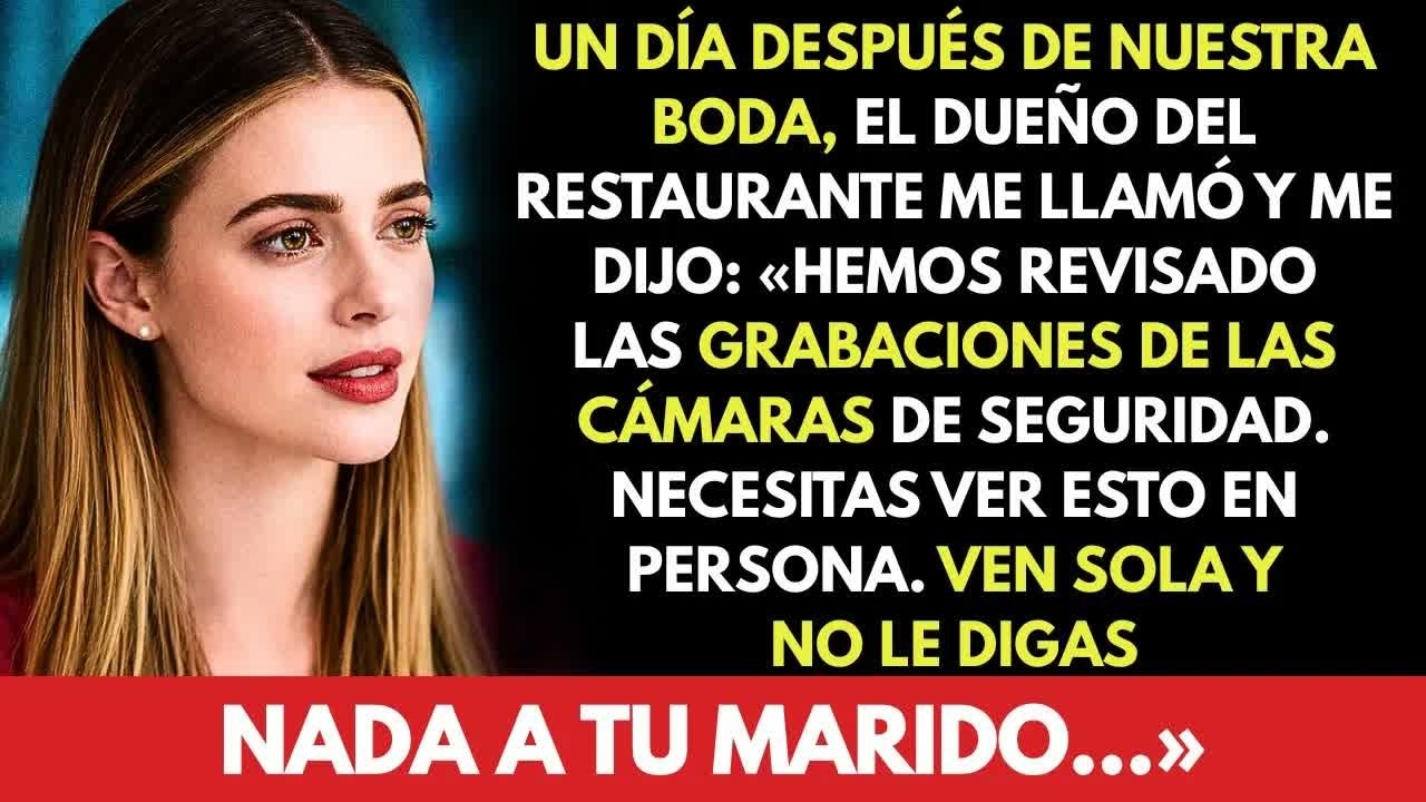 «Ven a verlo en persona y no le digas nada a tu marido » Cuando vi las grabaciones de las cámara