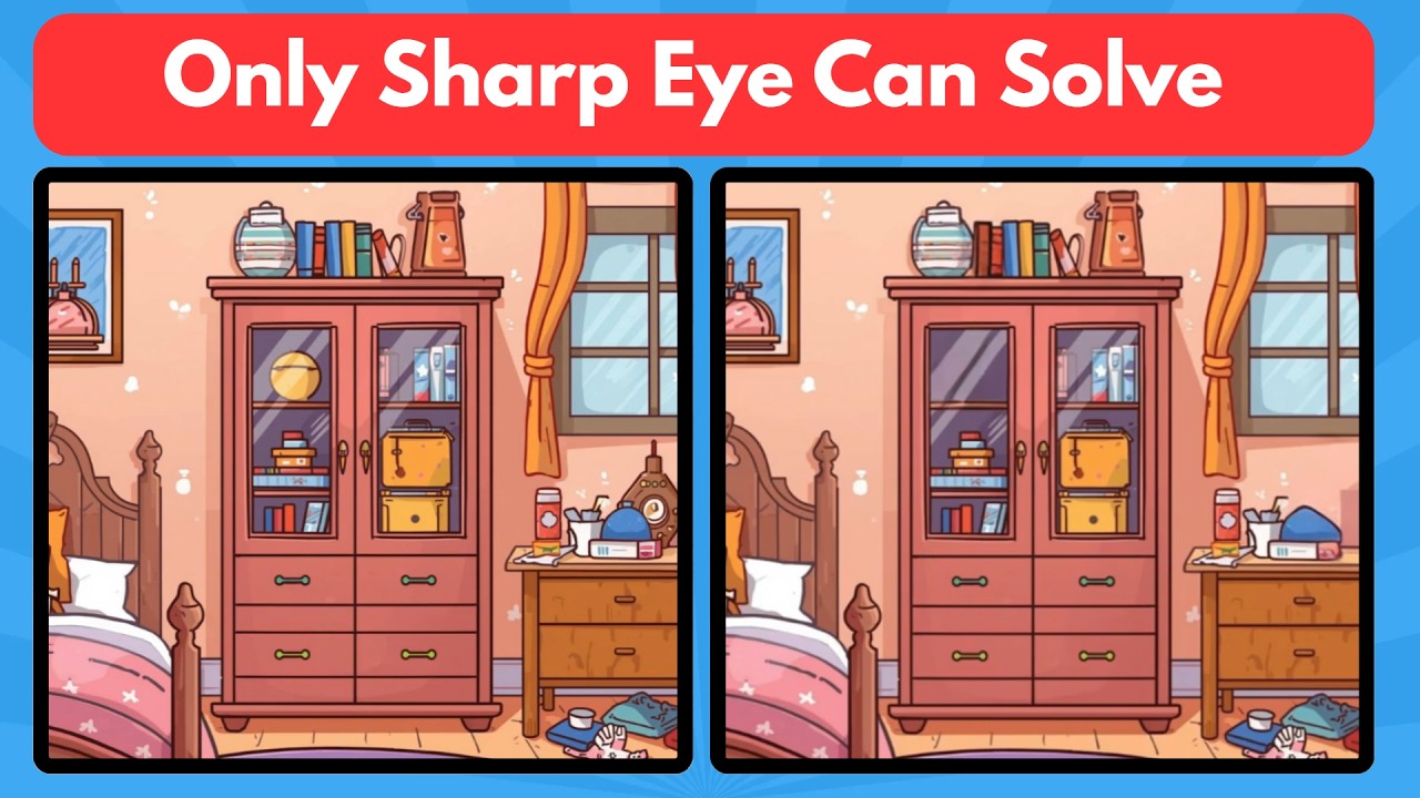 Can You Find the 3 Differences in This Picture 🔍| 90 Seconds Challenge | 5 Fun Brain Teaser Puzzles