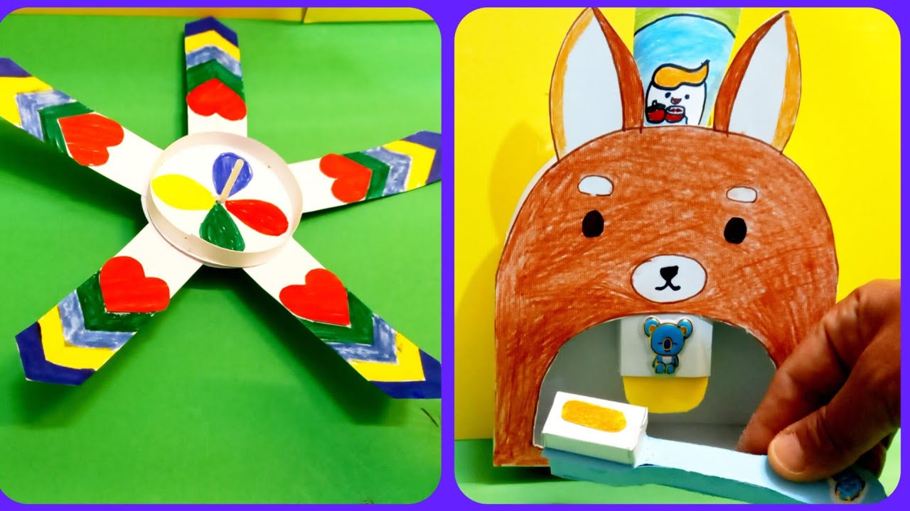Easy craft/Miniature craft/Making toys/Paper craft/How to make/DIY/School project/Cuti art and craf