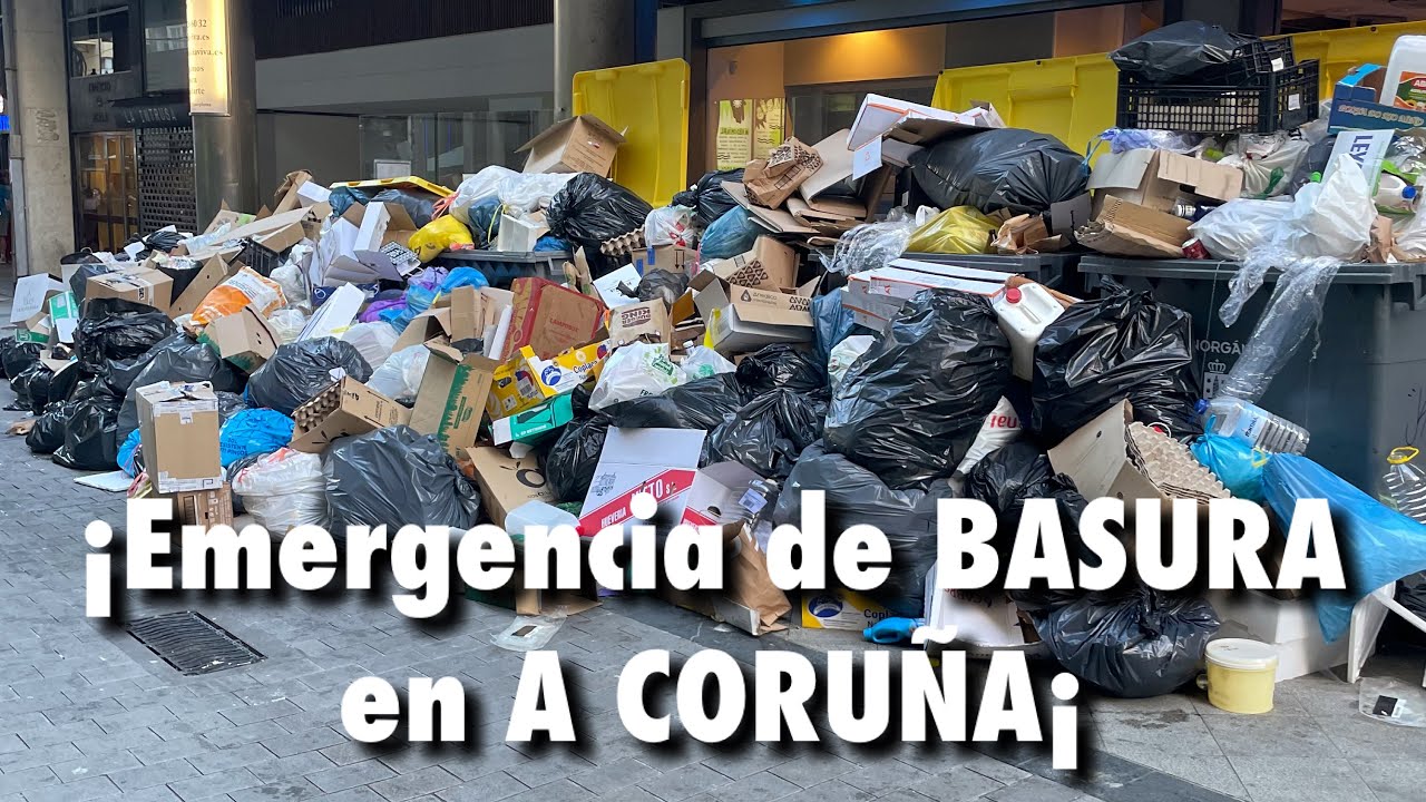 #96 Crisis de BASURA en A Coruña, España 🇪🇸 | Las calles se llenan de BASURA