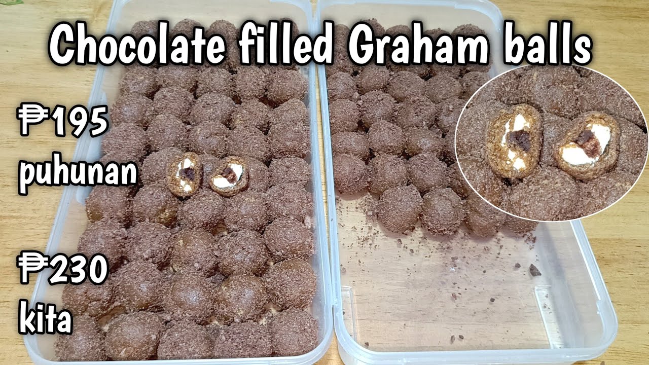 Chocolate filled Graham balls | Negosyo recipes  | Maila Gabia
