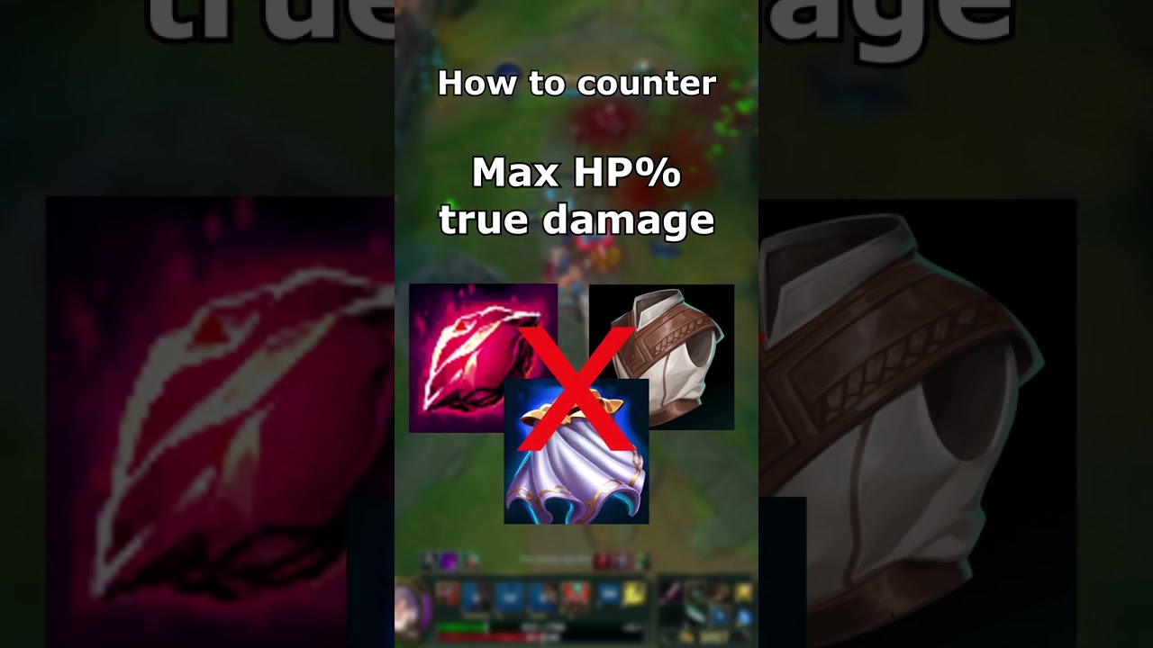How to counter max HP% true damage