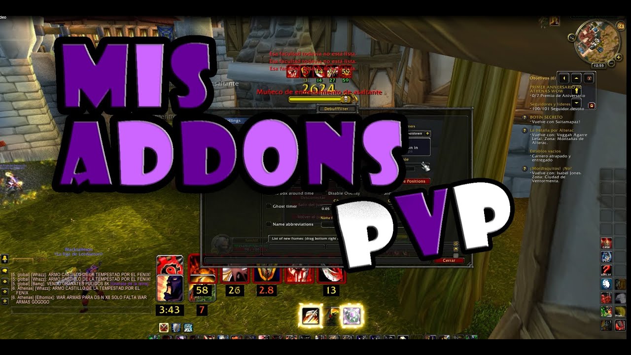 MIS ADDONS PARA PVP / WOW 4.3.4