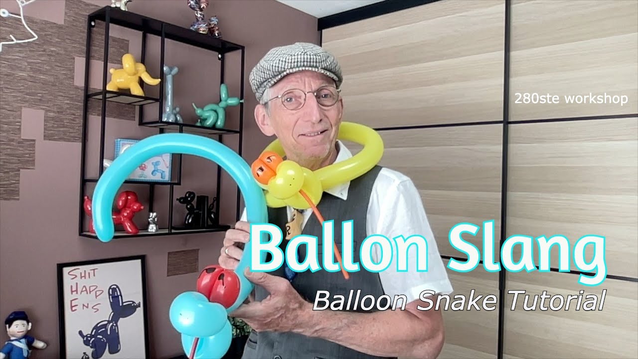 Balloon Snake – Ballonnen slang / De Haagse ballonnenboer (280ste) Easy Balloon folding