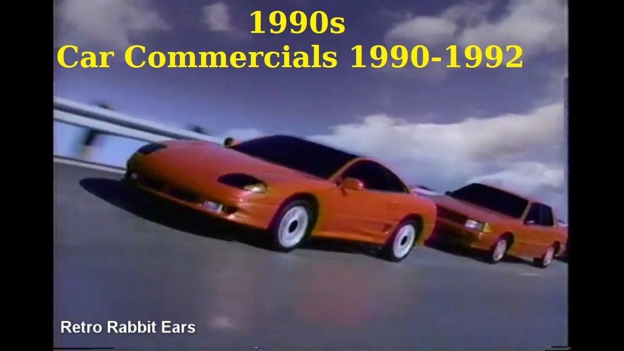 1990s Car Commercials Compilation Television Commercials From 1990-1992