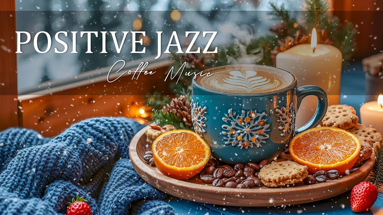 Зимняя атмосфера в Bossa Nova Jazz Cafe | Расслабляющая джазовая музыка и горячие напитки