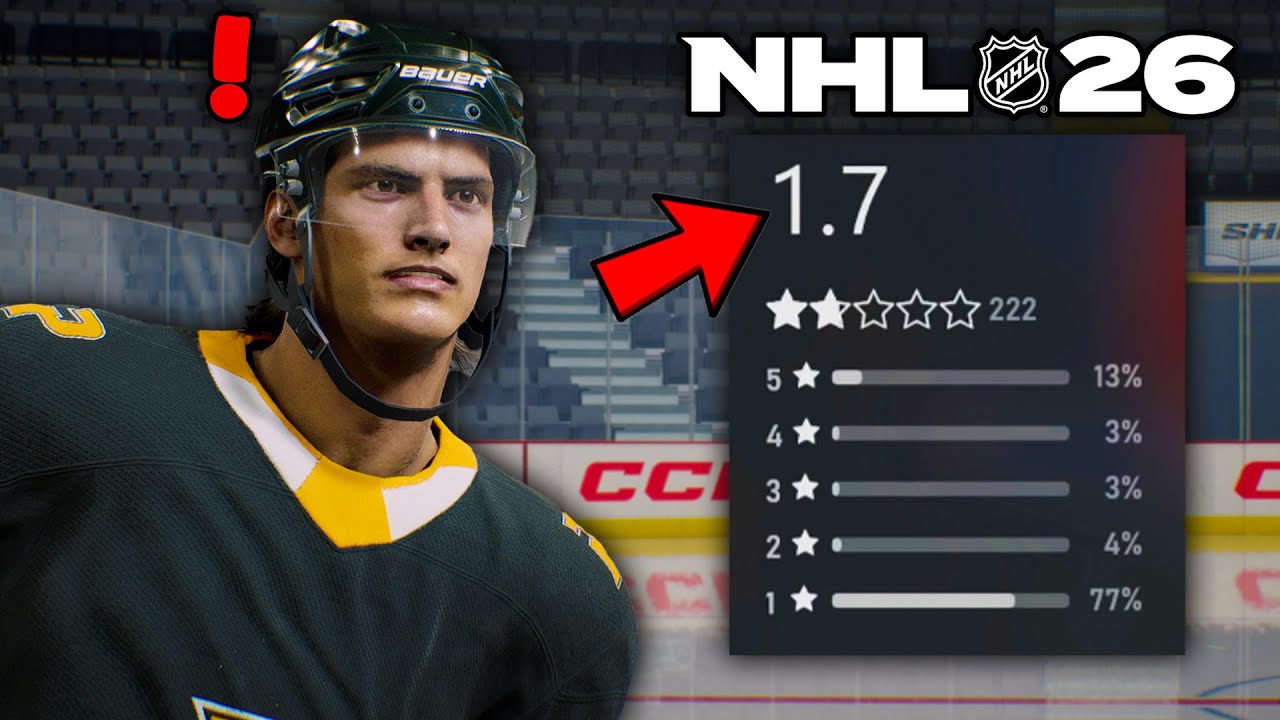 Почему у NHL 26 такой низкий рейтинг? (Читаем БЕЗУМНЫЕ обзоры)