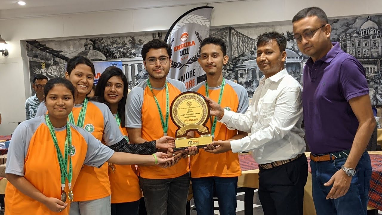 DDDBCA wins CSC 1st All Bengal Inter Club Rapid Team 2024
