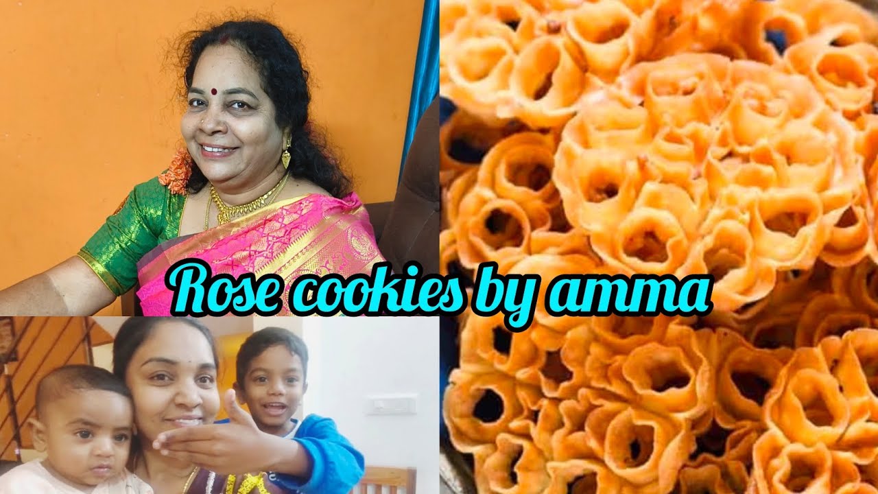Rose cookies/achu muruku by amma eggless #rosecookies #achumurukku #ammacooking #festival #sweets 
