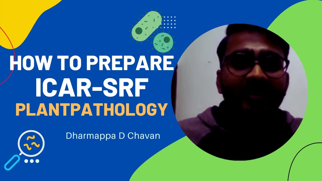 Meet Dharmappa D Chavan for #ICAR-SRF preparation in #PlantPathology|| #drbipinkumar