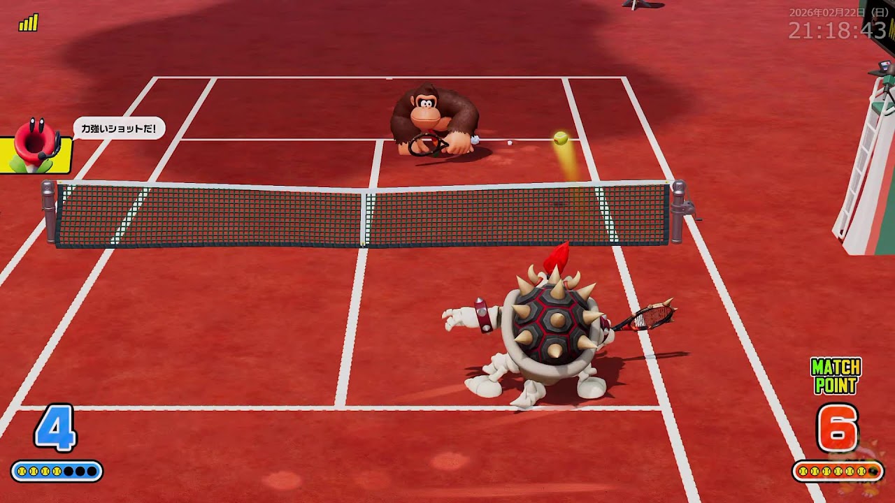 switch2 マリオテニス フィーバー　クッパでランクマッチ #9